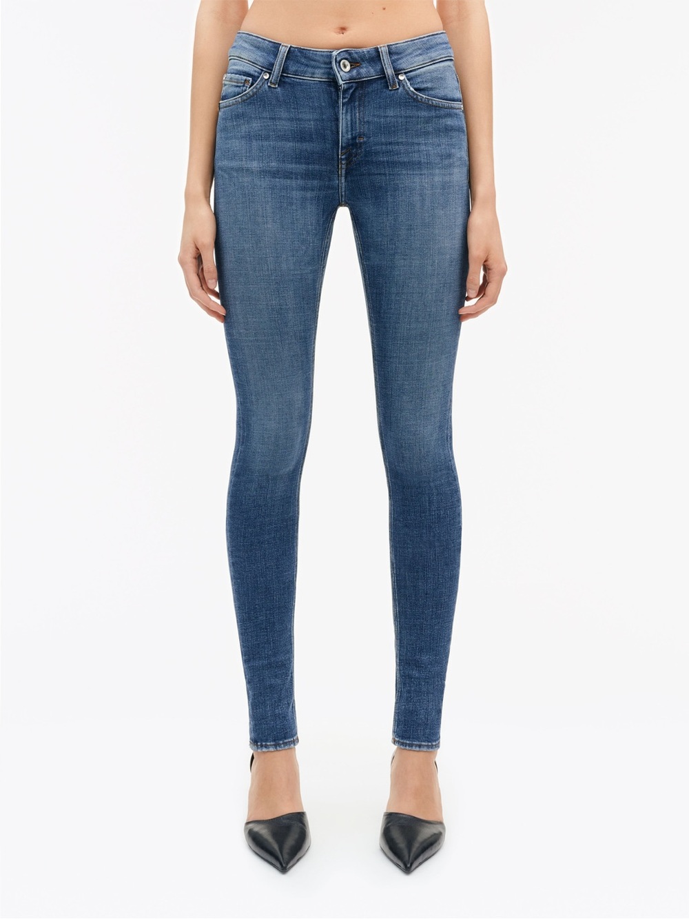 Tiger of Sweden Slim Skinny Jeans in Blue Denim